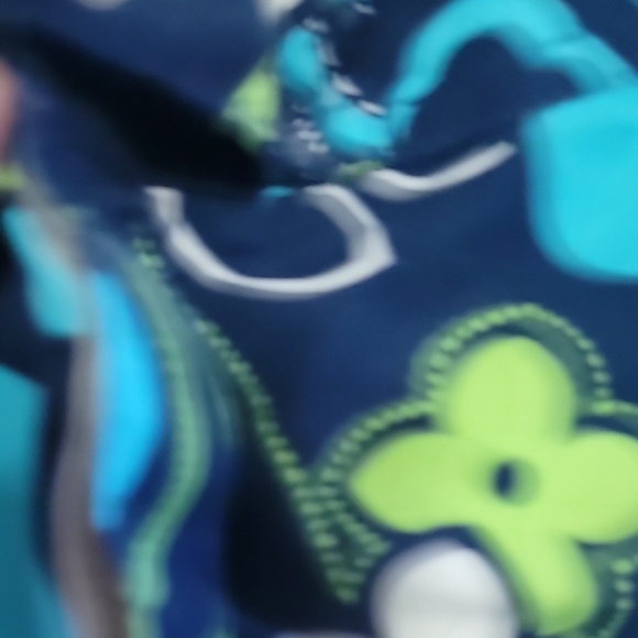 Catalina Blue Floral Swim Trunks - Picture 3 of 6